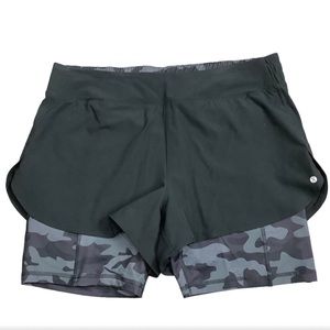 Layer8 Large 12-14 Shorts Bike Elastic Waist Leggings Pull On NWOT